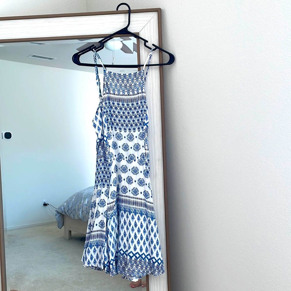 Open back dress
